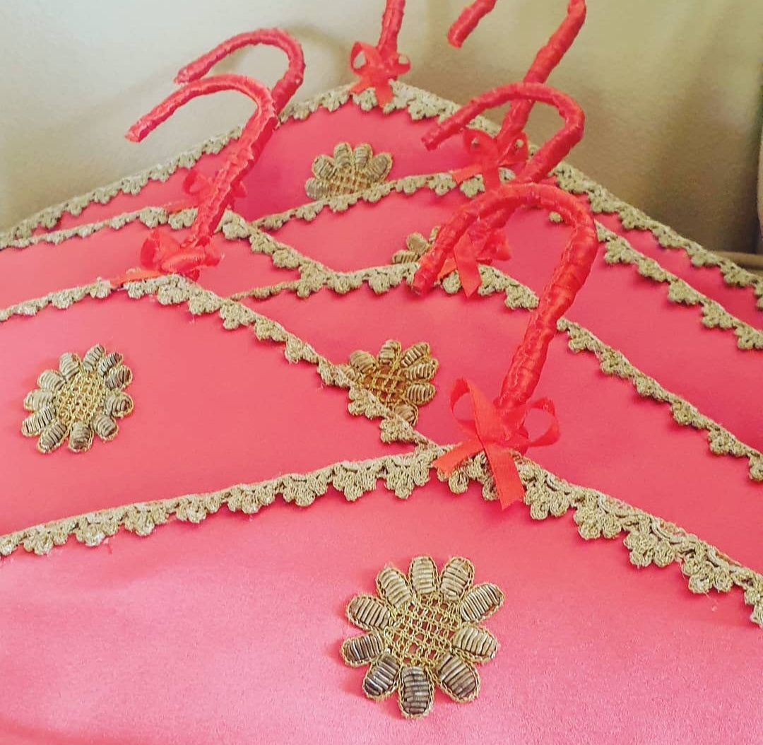 Red and gold gorgeous hangers