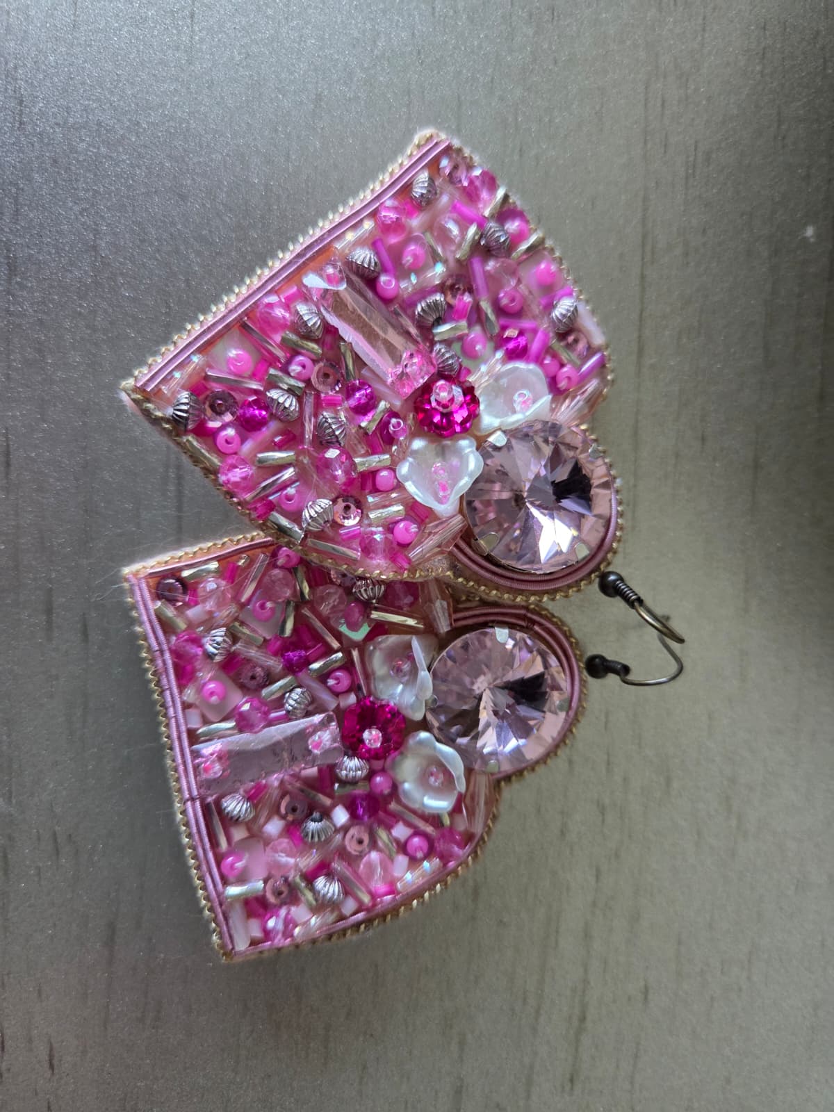 pink earing