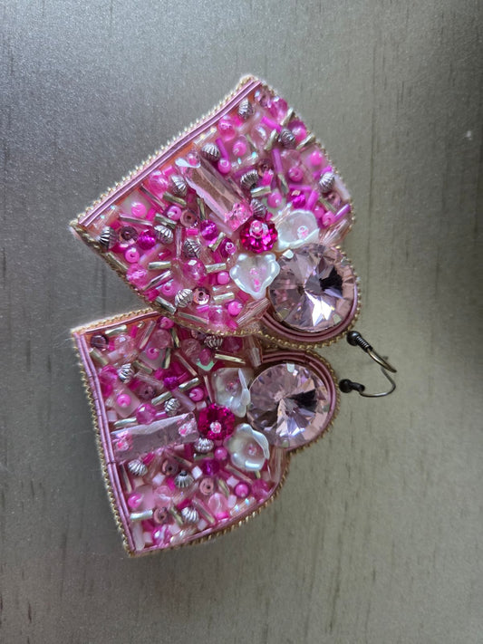pink earing
