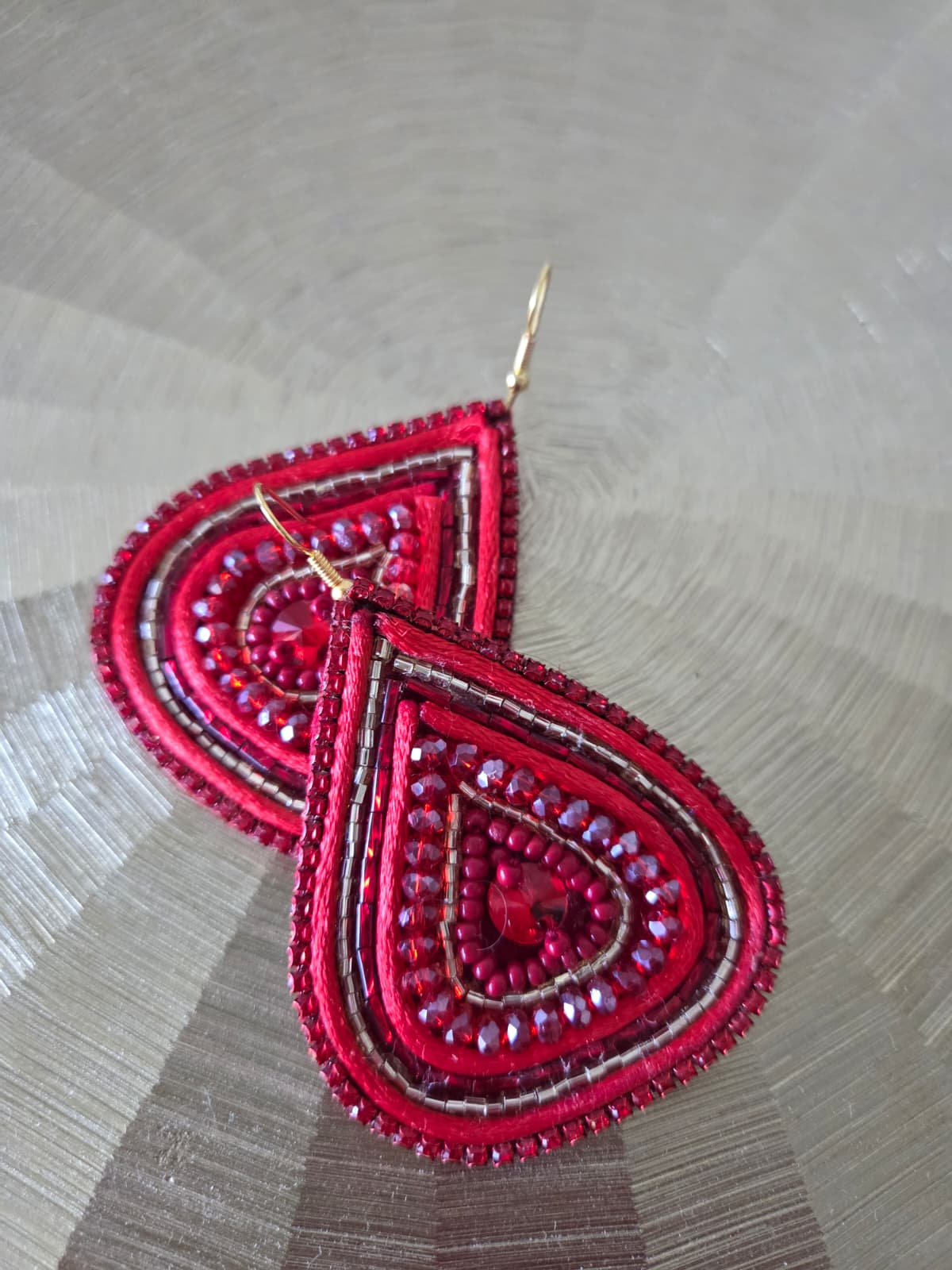 Crimson Flame Earrings