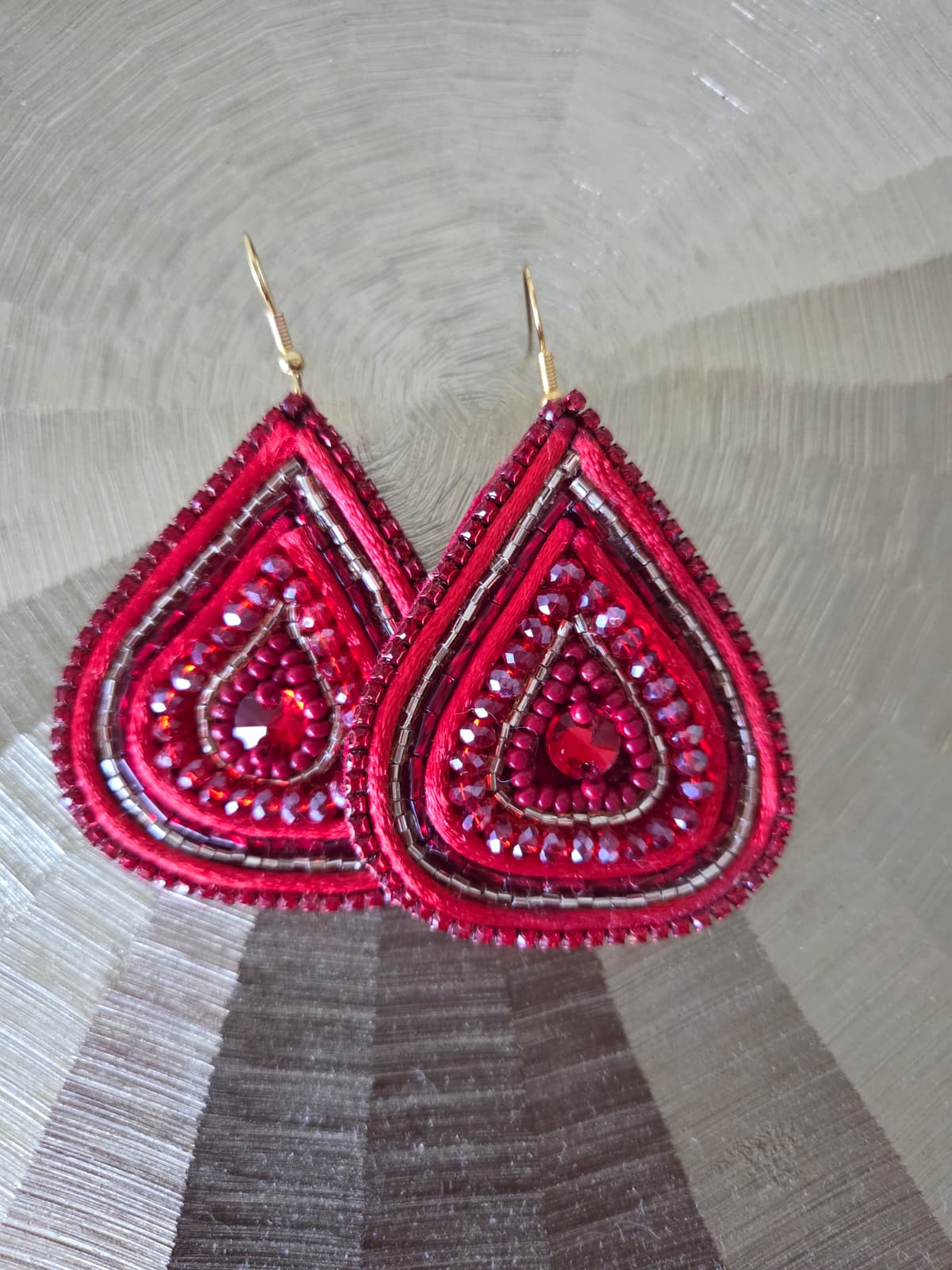 Crimson Flame Earrings