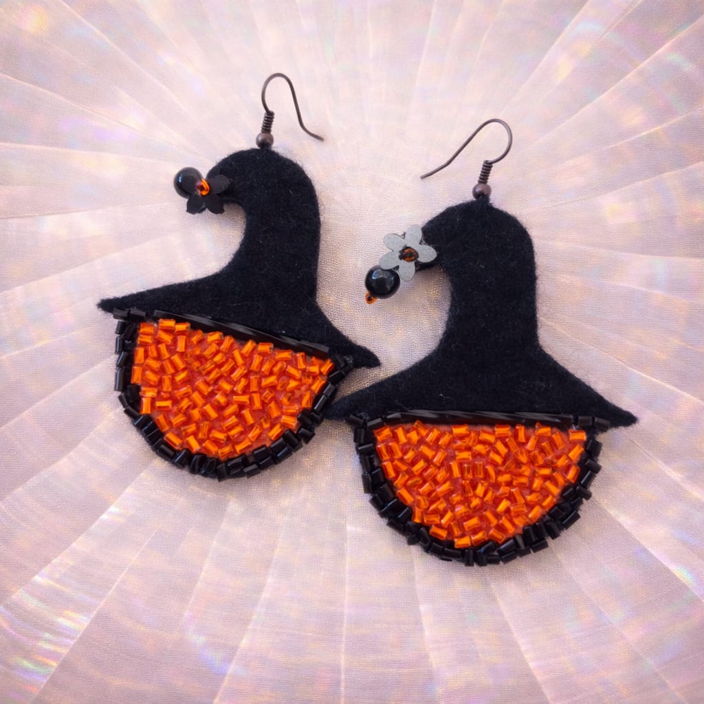 Handmade Halloween Earrings